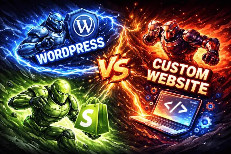 What Kind of Website Do You Really Need? Shopify, WordPress, or Custom