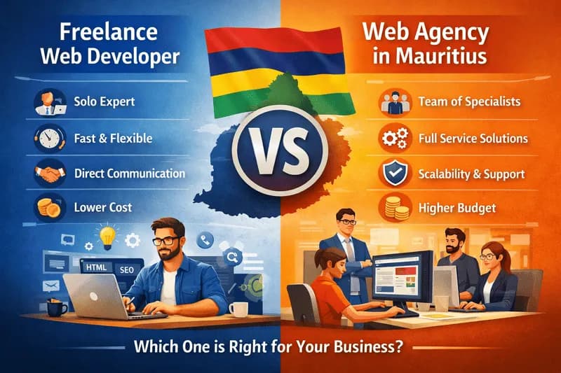 Freelance Web Developer vs Web Agency in Mauritius: Which One Should You Choose?