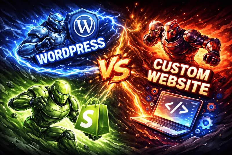 What Kind of Website Do You Really Need? Shopify, WordPress, or Custom
